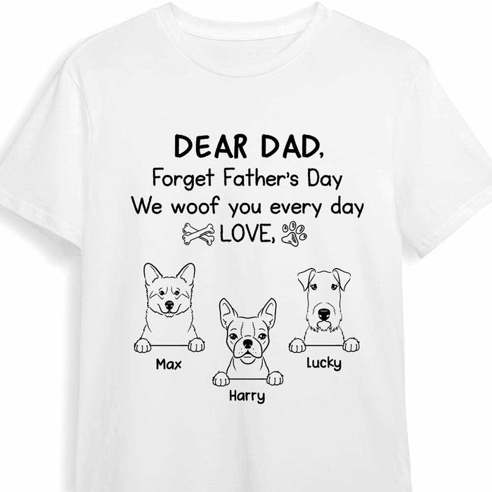Personalized Dad Grandpa Dog Dad T Shirt MY171 32O47 1