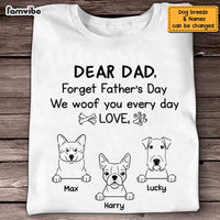 Personalized Dad Grandpa Dog Dad T Shirt MY171 32O47 thumb 1