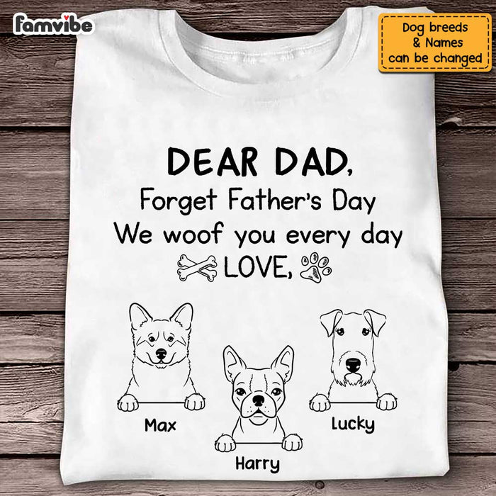 Personalized Dad Grandpa Dog Dad T Shirt MY171 32O47 1