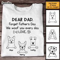 Personalized Dad Grandpa Dog Dad T Shirt MY171 32O47 thumb 1