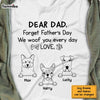 Personalized Dad Grandpa Dog Dad T Shirt MY171 32O47 1