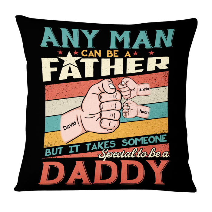 Personalized Dad Hand Fist Bump Pillow AP212 85O53 1