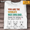 Personalized Dog Dad T Shirt MY193 32O47 1