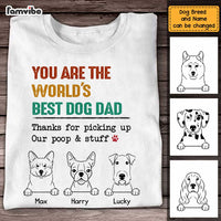 Personalized Dog Dad T Shirt MY193 32O47 thumb 1