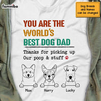 Personalized Dog Dad T Shirt MY193 32O47 thumb 1