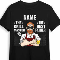 Personalized BBQ Dad Grandpa T Shirt MY184 85O34 thumb 1