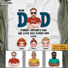 Personalized Dad Grandpa  T Shirt MY181 30O53 1