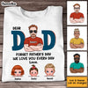 Personalized Dad Grandpa  T Shirt MY181 30O53 1