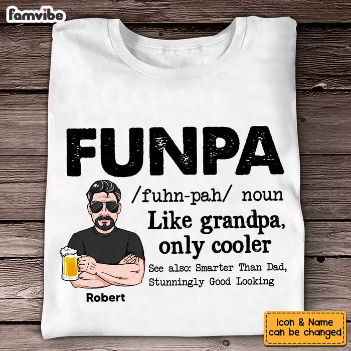 Personalized Dad Grandpa T Shirt MY182 31O53 1