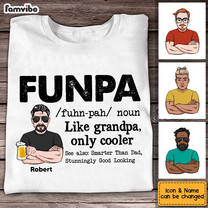Personalized Dad Grandpa T Shirt MY182 31O53 1