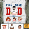 Personalized Dad Five Star T Shirt MY171 30O34 1