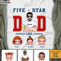 Personalized Dad Five Star T Shirt MY171 30O34 thumb 1