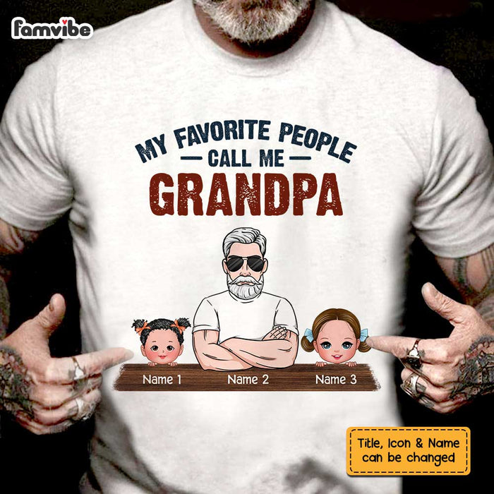 Personalized Grandpa T Shirt MY173 30O47 1