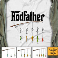 Personalized Dad Fishing T Shirt MY186 85O34 thumb 1
