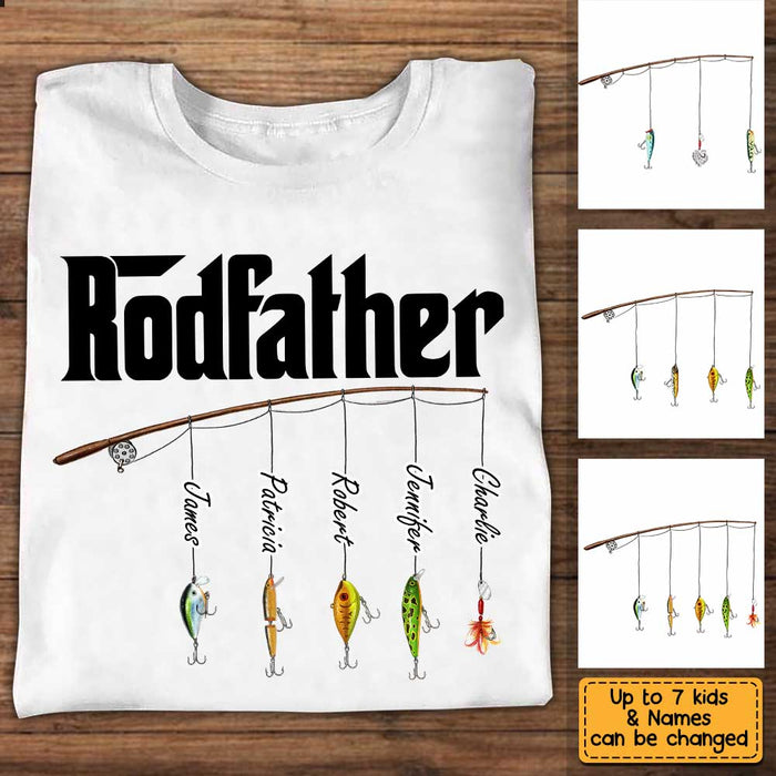Personalized Dad Fishing T Shirt MY186 85O34 1