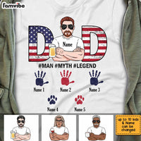 Personalized Dad The Man The Myth The Legend T Shirt MY183 30O34 thumb 1