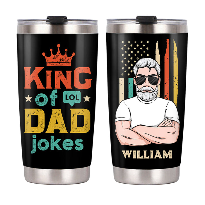 Personalized Dad Jokes Steel Tumbler MY192 23O28 1