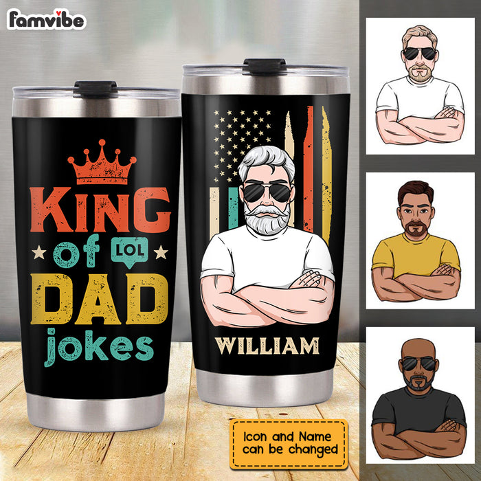 Personalized Dad Jokes Steel Tumbler MY192 23O28 1