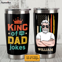 Personalized Dad Jokes Steel Tumbler MY192 23O28 thumb 1