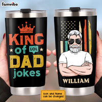 Personalized Dad Jokes Steel Tumbler MY192 23O28 thumb 1
