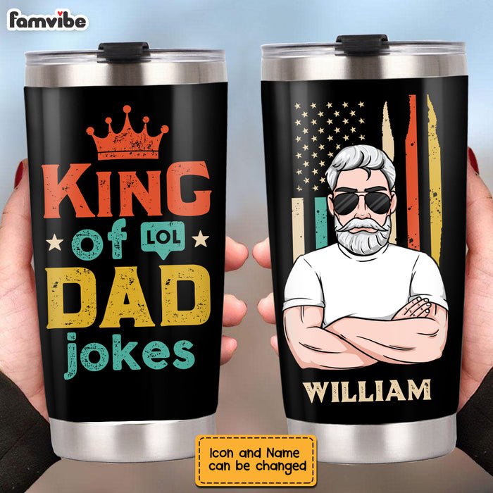 Personalized Dad Jokes Steel Tumbler MY192 23O28 1