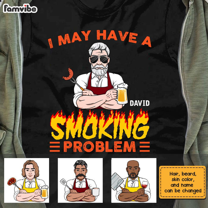 Personalized Dad BBQ T Shirt MY201 23O28 1