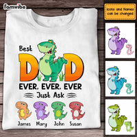 Personalized Dad Dinosaur T Shirt MY193 30O47 thumb 1