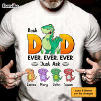 Personalized Dad Dinosaur T Shirt MY193 30O47 thumb 1