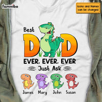 Personalized Dad Dinosaur T Shirt MY193 30O47 thumb 1