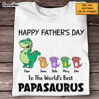 Personalized Dad Dinosaur T Shirt MY213 30O47 thumb 1