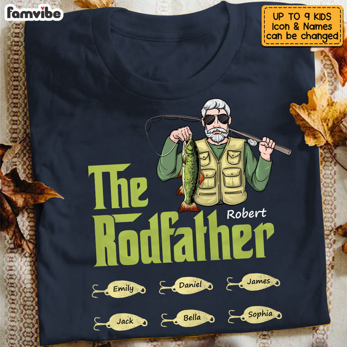 Personalized Dad Grandpa Fishing T Shirt MY231 85O53 1