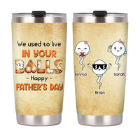 Personalized Dad Grandpa Funny Steel Tumbler MY214 30O47 thumb 1