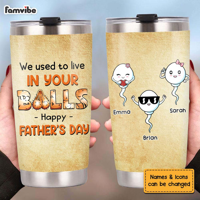 Personalized Dad Grandpa Funny Steel Tumbler MY214 30O47 1