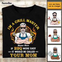 Personalized Dad Grandpa BBQ Grill T Shirt MY233 31O47 thumb 1