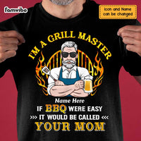 Personalized Dad Grandpa BBQ Grill T Shirt MY233 31O47 thumb 1