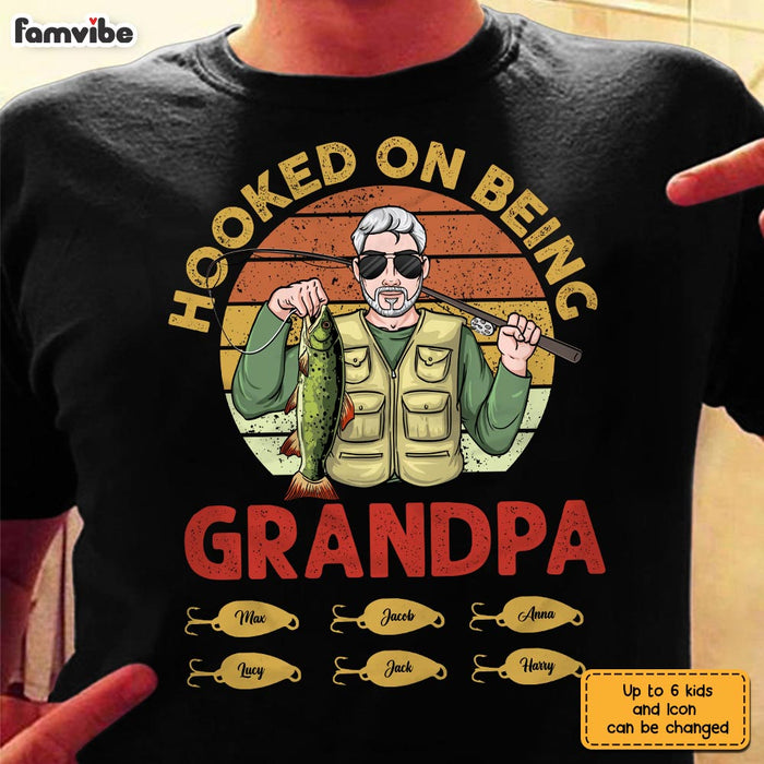 Personalized Grandpa Fishing T Shirt MY201 85O28 1