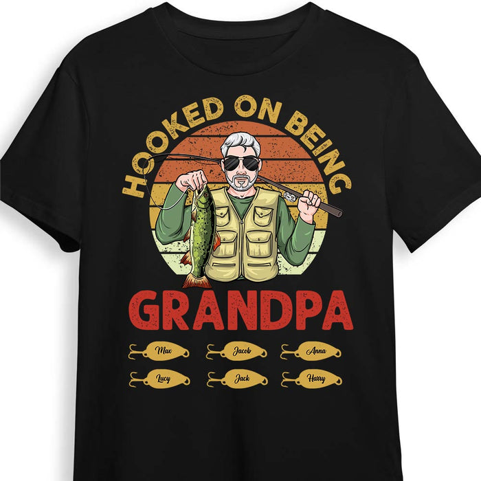 Personalized Grandpa Fishing T Shirt MY201 85O28 1