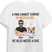 Personalized Dog Dad Grandpa T Shirt MY214 30O53 thumb 1