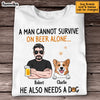 Personalized Dog Dad Grandpa T Shirt MY214 30O53 1