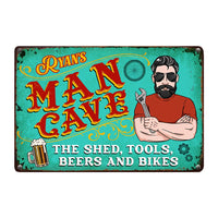 Personalized Dad Grandpa Tool Garage Metal Sign MY211 31O53 thumb 1