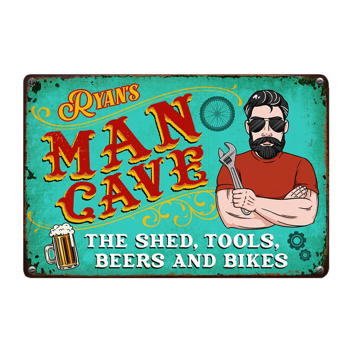 Personalized Dad Grandpa Tool Garage Metal Sign MY211 31O53 1