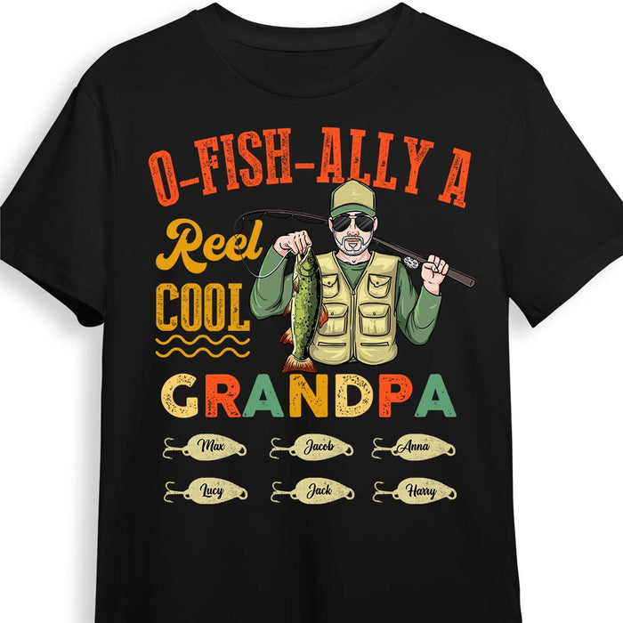 Personalized Dad Grandpa Fishing T Shirt MY212 31O28 1