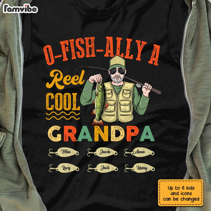 Personalized Dad Grandpa Fishing T Shirt MY212 31O28 1