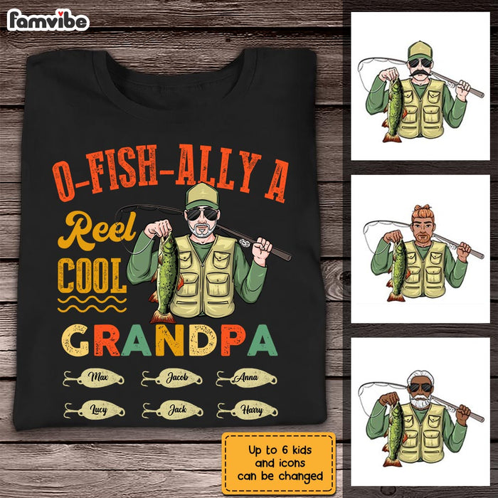 Personalized Dad Grandpa Fishing T Shirt MY212 31O28 1