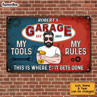 Personalized Dad Garage Metal Sign MY211 30O53 thumb 1