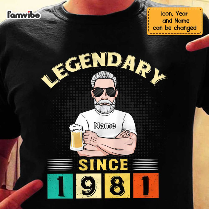 Personalized Dad Grandpa T Shirt MY232 31O47 1