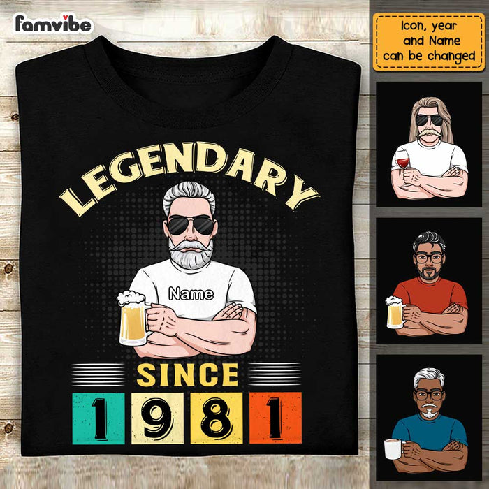 Personalized Dad Grandpa T Shirt MY232 31O47 1