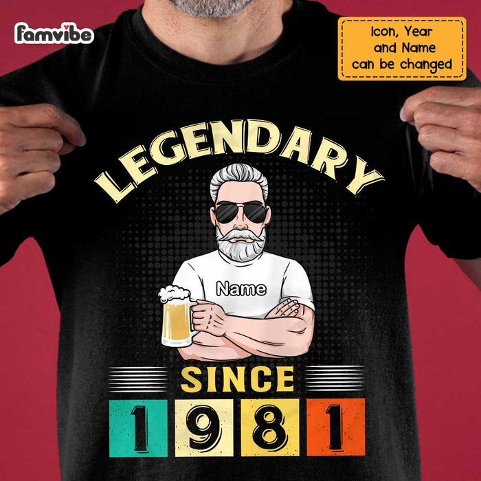 Personalized Dad Grandpa T Shirt MY232 31O47 1