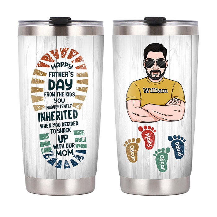 Personalized Dad Grandpa Step Dad Steel Tumbler MY231 23O28 1