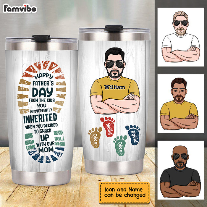 Personalized Dad Grandpa Step Dad Steel Tumbler MY231 23O28 1